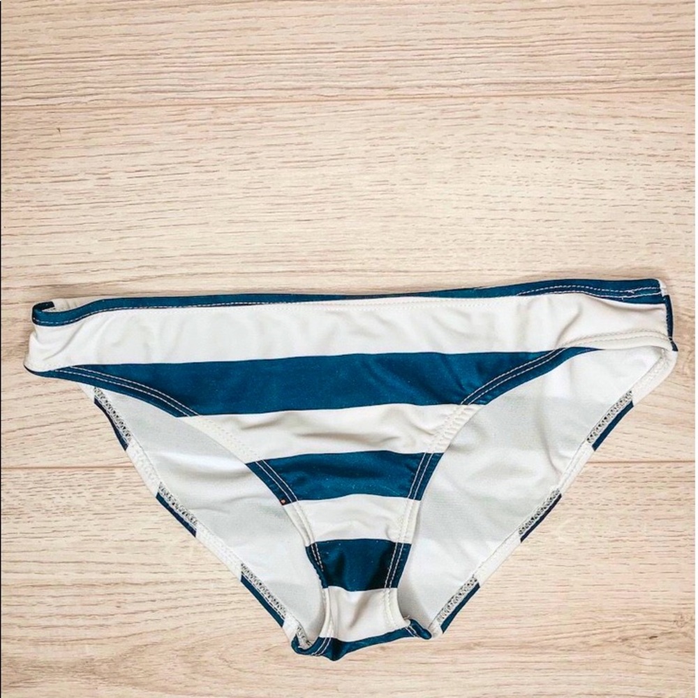 Black Striped Bikini Bottom